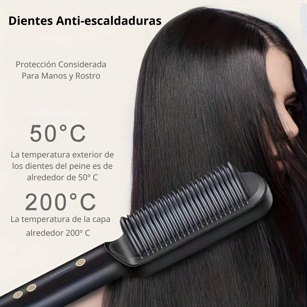 Cepillo Alisador Cerámico - LuzBella™