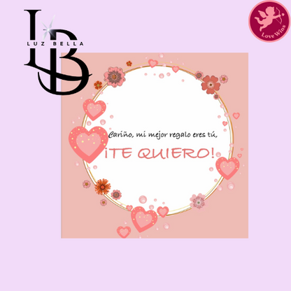 Collar Corazón + Cofre Manzana Del Amor Eterno